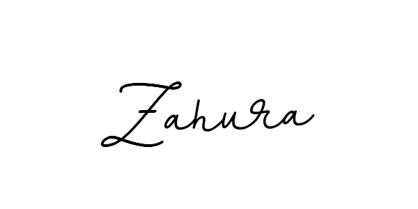 Use a signature maker to create a handwritten signature online. With this signature software, you can design (BallpointsItalic-DORy9) your own signature for name Zahura. Zahura signature style 11 images and pictures png