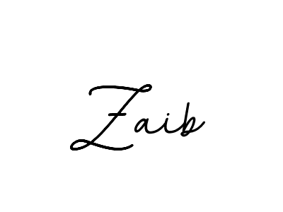 Create a beautiful signature design for name Zaib. With this signature (BallpointsItalic-DORy9) fonts, you can make a handwritten signature for free. Zaib signature style 11 images and pictures png