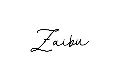 Design your own signature with our free online signature maker. With this signature software, you can create a handwritten (BallpointsItalic-DORy9) signature for name Zaibu. Zaibu signature style 11 images and pictures png