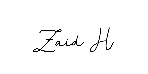 Also You can easily find your signature by using the search form. We will create Zaid H name handwritten signature images for you free of cost using BallpointsItalic-DORy9 sign style. Zaid H signature style 11 images and pictures png