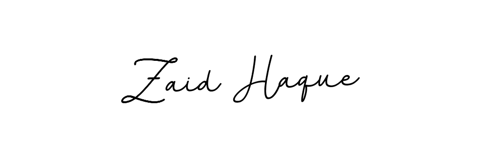 The best way (BallpointsItalic-DORy9) to make a short signature is to pick only two or three words in your name. The name Zaid Haque include a total of six letters. For converting this name. Zaid Haque signature style 11 images and pictures png