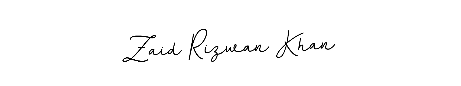 Use a signature maker to create a handwritten signature online. With this signature software, you can design (BallpointsItalic-DORy9) your own signature for name Zaid Rizwan Khan. Zaid Rizwan Khan signature style 11 images and pictures png