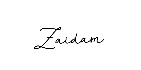 Make a beautiful signature design for name Zaidam. Use this online signature maker to create a handwritten signature for free. Zaidam signature style 11 images and pictures png