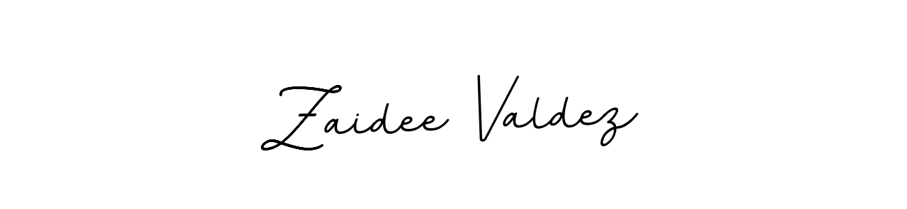 Create a beautiful signature design for name Zaidee Valdez. With this signature (BallpointsItalic-DORy9) fonts, you can make a handwritten signature for free. Zaidee Valdez signature style 11 images and pictures png