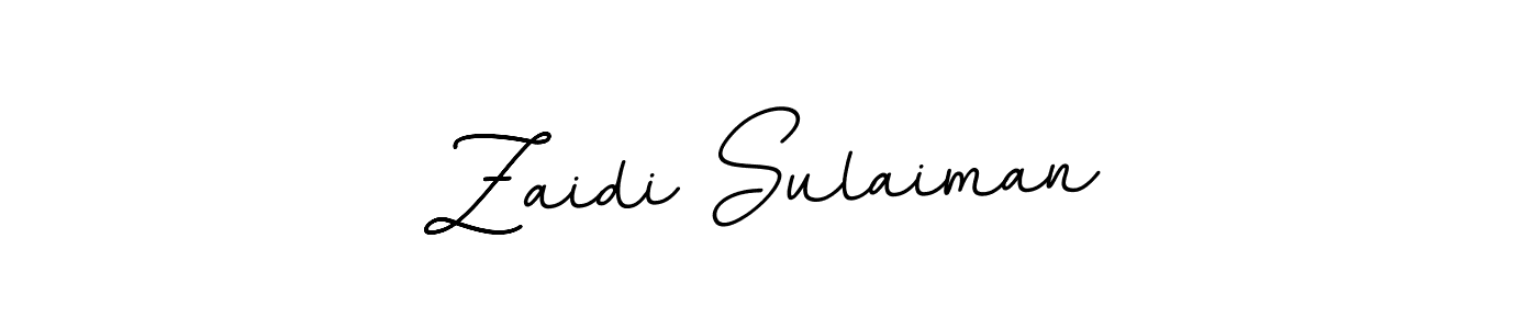 Make a beautiful signature design for name Zaidi Sulaiman. Use this online signature maker to create a handwritten signature for free. Zaidi Sulaiman signature style 11 images and pictures png