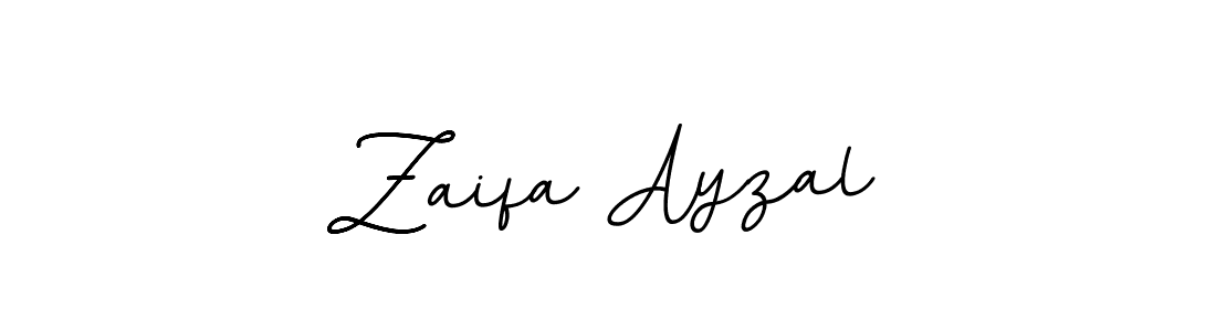 Make a beautiful signature design for name Zaifa Ayzal. With this signature (BallpointsItalic-DORy9) style, you can create a handwritten signature for free. Zaifa Ayzal signature style 11 images and pictures png