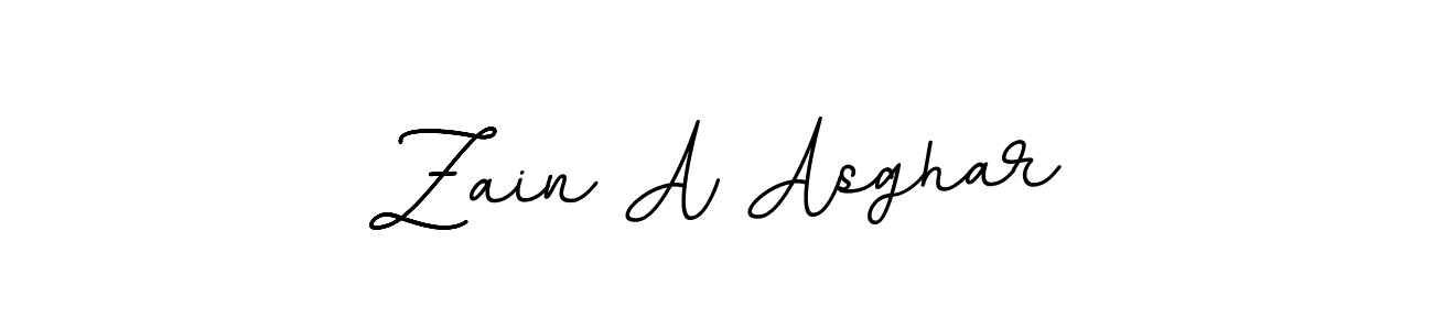 Create a beautiful signature design for name Zain A Asghar. With this signature (BallpointsItalic-DORy9) fonts, you can make a handwritten signature for free. Zain A Asghar signature style 11 images and pictures png