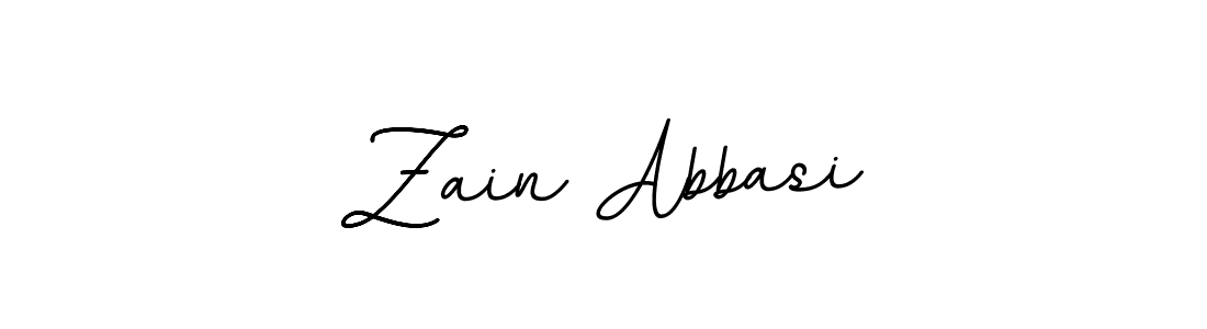 How to make Zain Abbasi name signature. Use BallpointsItalic-DORy9 style for creating short signs online. This is the latest handwritten sign. Zain Abbasi signature style 11 images and pictures png