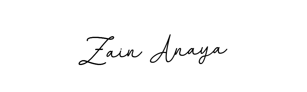 This is the best signature style for the Zain Anaya name. Also you like these signature font (BallpointsItalic-DORy9). Mix name signature. Zain Anaya signature style 11 images and pictures png