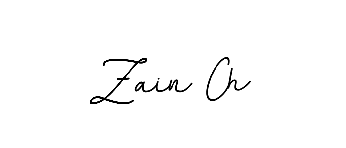 Design your own signature with our free online signature maker. With this signature software, you can create a handwritten (BallpointsItalic-DORy9) signature for name Zain Ch. Zain Ch signature style 11 images and pictures png