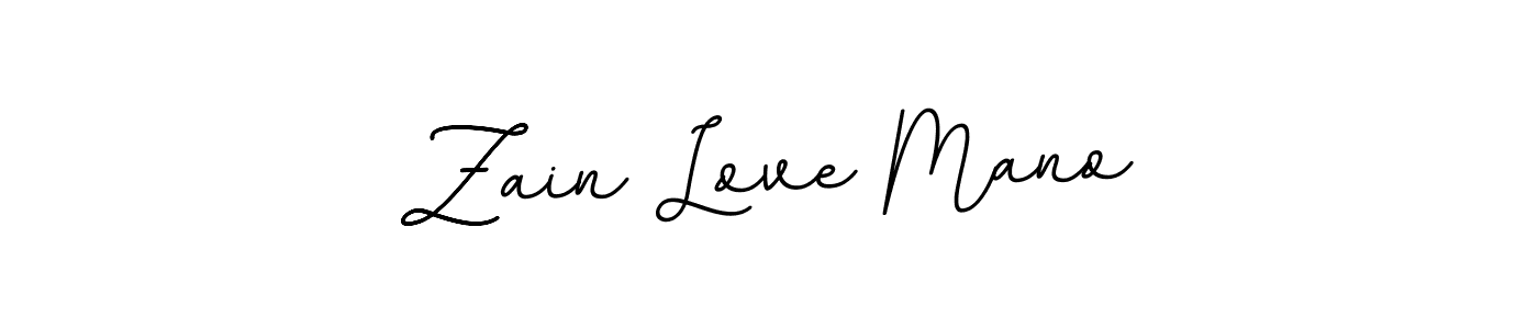 Also You can easily find your signature by using the search form. We will create Zain Love Mano name handwritten signature images for you free of cost using BallpointsItalic-DORy9 sign style. Zain Love Mano signature style 11 images and pictures png