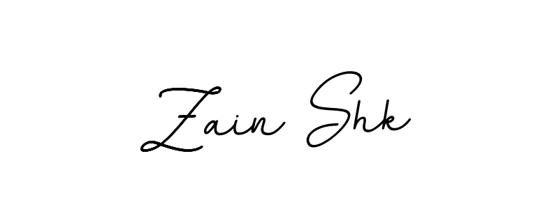 Zain Shk stylish signature style. Best Handwritten Sign (BallpointsItalic-DORy9) for my name. Handwritten Signature Collection Ideas for my name Zain Shk. Zain Shk signature style 11 images and pictures png