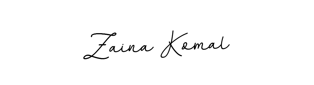This is the best signature style for the Zaina Komal name. Also you like these signature font (BallpointsItalic-DORy9). Mix name signature. Zaina Komal signature style 11 images and pictures png