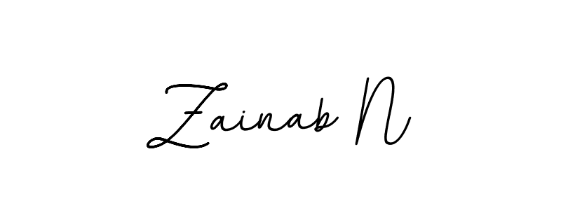 Make a short Zainab N signature style. Manage your documents anywhere anytime using BallpointsItalic-DORy9. Create and add eSignatures, submit forms, share and send files easily. Zainab N signature style 11 images and pictures png