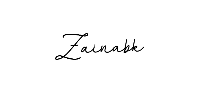 if you are searching for the best signature style for your name Zainabk. so please give up your signature search. here we have designed multiple signature styles  using BallpointsItalic-DORy9. Zainabk signature style 11 images and pictures png