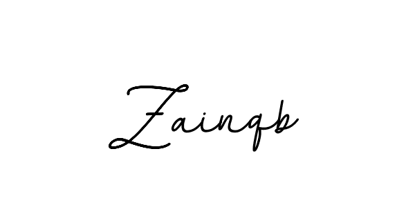 Make a beautiful signature design for name Zainqb. With this signature (BallpointsItalic-DORy9) style, you can create a handwritten signature for free. Zainqb signature style 11 images and pictures png