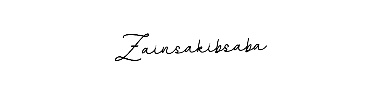 How to make Zainsakibsaba signature? BallpointsItalic-DORy9 is a professional autograph style. Create handwritten signature for Zainsakibsaba name. Zainsakibsaba signature style 11 images and pictures png