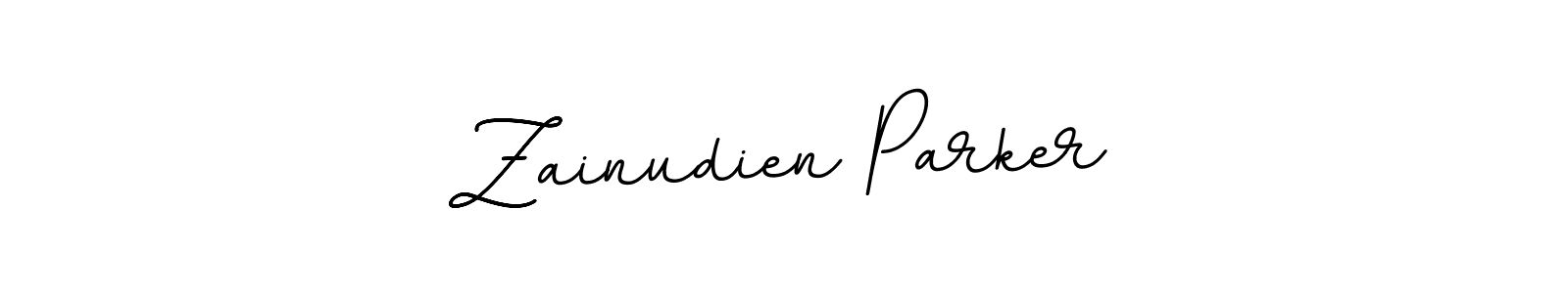 Also You can easily find your signature by using the search form. We will create Zainudien Parker name handwritten signature images for you free of cost using BallpointsItalic-DORy9 sign style. Zainudien Parker signature style 11 images and pictures png