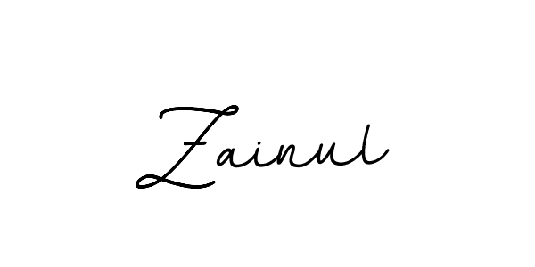 Create a beautiful signature design for name Zainul. With this signature (BallpointsItalic-DORy9) fonts, you can make a handwritten signature for free. Zainul signature style 11 images and pictures png