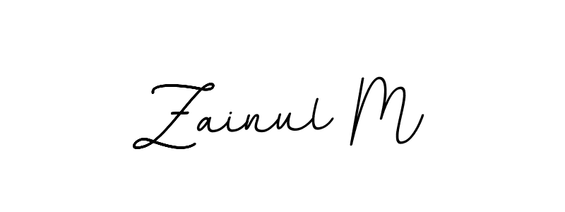 How to make Zainul M signature? BallpointsItalic-DORy9 is a professional autograph style. Create handwritten signature for Zainul M name. Zainul M signature style 11 images and pictures png