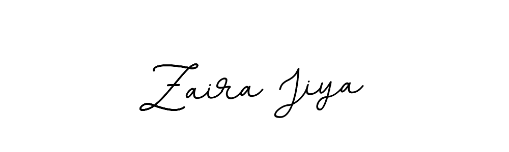 Use a signature maker to create a handwritten signature online. With this signature software, you can design (BallpointsItalic-DORy9) your own signature for name Zaira Jiya. Zaira Jiya signature style 11 images and pictures png