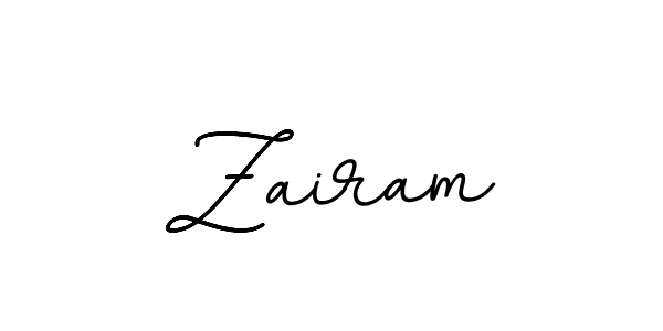 The best way (BallpointsItalic-DORy9) to make a short signature is to pick only two or three words in your name. The name Zairam include a total of six letters. For converting this name. Zairam signature style 11 images and pictures png