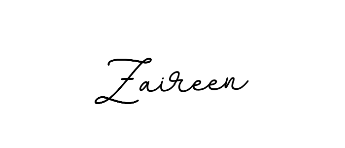 Also we have Zaireen name is the best signature style. Create professional handwritten signature collection using BallpointsItalic-DORy9 autograph style. Zaireen signature style 11 images and pictures png