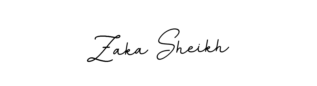Create a beautiful signature design for name Zaka Sheikh. With this signature (BallpointsItalic-DORy9) fonts, you can make a handwritten signature for free. Zaka Sheikh signature style 11 images and pictures png