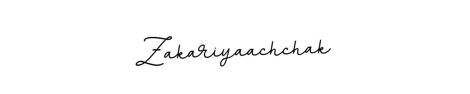 It looks lik you need a new signature style for name Zakariyaachchak. Design unique handwritten (BallpointsItalic-DORy9) signature with our free signature maker in just a few clicks. Zakariyaachchak signature style 11 images and pictures png