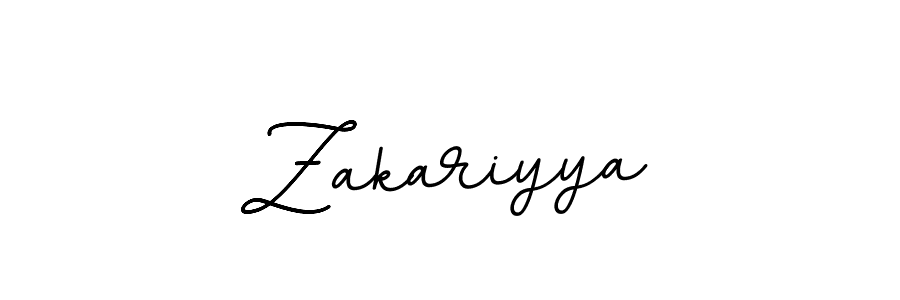 Use a signature maker to create a handwritten signature online. With this signature software, you can design (BallpointsItalic-DORy9) your own signature for name Zakariyya. Zakariyya signature style 11 images and pictures png