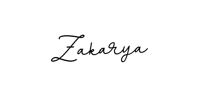 Make a beautiful signature design for name Zakarya. With this signature (BallpointsItalic-DORy9) style, you can create a handwritten signature for free. Zakarya signature style 11 images and pictures png