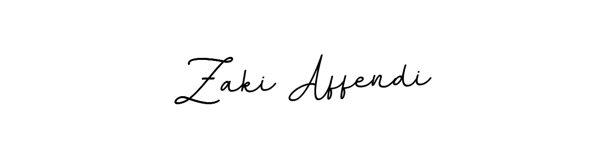 It looks lik you need a new signature style for name Zaki Affendi. Design unique handwritten (BallpointsItalic-DORy9) signature with our free signature maker in just a few clicks. Zaki Affendi signature style 11 images and pictures png