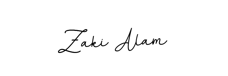 Zaki Alam stylish signature style. Best Handwritten Sign (BallpointsItalic-DORy9) for my name. Handwritten Signature Collection Ideas for my name Zaki Alam. Zaki Alam signature style 11 images and pictures png