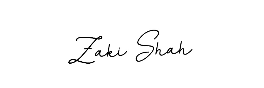 Create a beautiful signature design for name Zaki Shah. With this signature (BallpointsItalic-DORy9) fonts, you can make a handwritten signature for free. Zaki Shah signature style 11 images and pictures png