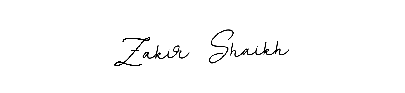 Design your own signature with our free online signature maker. With this signature software, you can create a handwritten (BallpointsItalic-DORy9) signature for name Zakir  Shaikh. Zakir  Shaikh signature style 11 images and pictures png