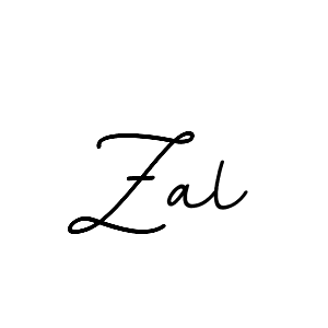 You should practise on your own different ways (BallpointsItalic-DORy9) to write your name (Zal) in signature. don't let someone else do it for you. Zal signature style 11 images and pictures png