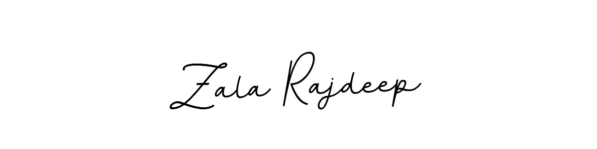 You should practise on your own different ways (BallpointsItalic-DORy9) to write your name (Zala Rajdeep) in signature. don't let someone else do it for you. Zala Rajdeep signature style 11 images and pictures png