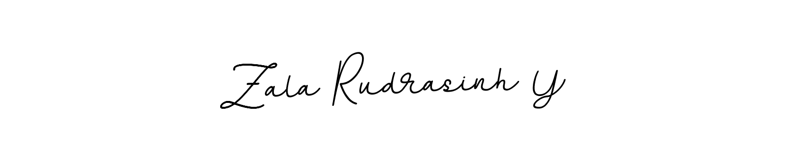 Use a signature maker to create a handwritten signature online. With this signature software, you can design (BallpointsItalic-DORy9) your own signature for name Zala Rudrasinh Y. Zala Rudrasinh Y signature style 11 images and pictures png