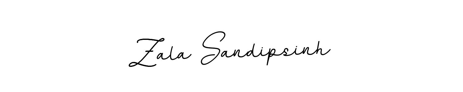 The best way (BallpointsItalic-DORy9) to make a short signature is to pick only two or three words in your name. The name Zala Sandipsinh include a total of six letters. For converting this name. Zala Sandipsinh signature style 11 images and pictures png