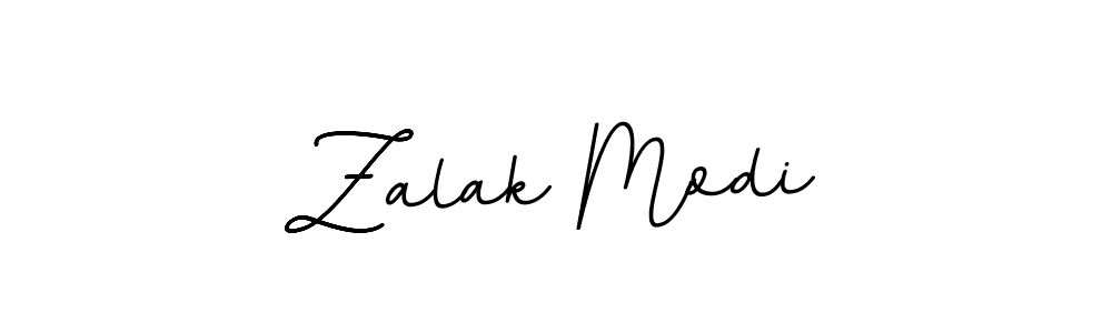 Make a beautiful signature design for name Zalak Modi. With this signature (BallpointsItalic-DORy9) style, you can create a handwritten signature for free. Zalak Modi signature style 11 images and pictures png