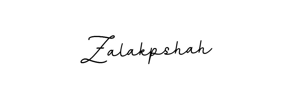 Zalakpshah stylish signature style. Best Handwritten Sign (BallpointsItalic-DORy9) for my name. Handwritten Signature Collection Ideas for my name Zalakpshah. Zalakpshah signature style 11 images and pictures png