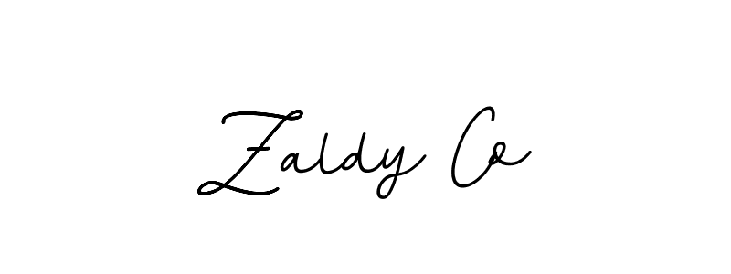 The best way (BallpointsItalic-DORy9) to make a short signature is to pick only two or three words in your name. The name Zaldy Co include a total of six letters. For converting this name. Zaldy Co signature style 11 images and pictures png