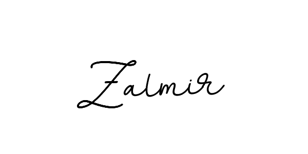 How to make Zalmir name signature. Use BallpointsItalic-DORy9 style for creating short signs online. This is the latest handwritten sign. Zalmir signature style 11 images and pictures png