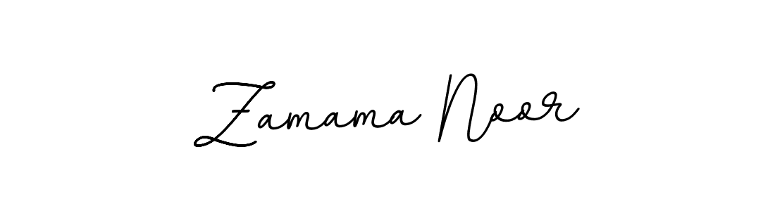 Make a beautiful signature design for name Zamama Noor. Use this online signature maker to create a handwritten signature for free. Zamama Noor signature style 11 images and pictures png