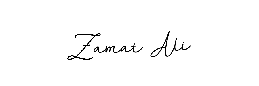Zamat Ali stylish signature style. Best Handwritten Sign (BallpointsItalic-DORy9) for my name. Handwritten Signature Collection Ideas for my name Zamat Ali. Zamat Ali signature style 11 images and pictures png