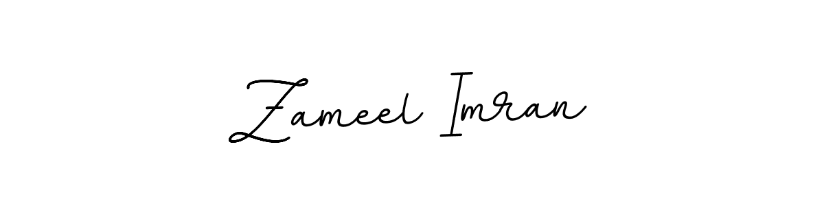 Design your own signature with our free online signature maker. With this signature software, you can create a handwritten (BallpointsItalic-DORy9) signature for name Zameel Imran. Zameel Imran signature style 11 images and pictures png