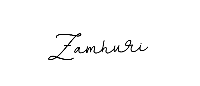 You should practise on your own different ways (BallpointsItalic-DORy9) to write your name (Zamhuri) in signature. don't let someone else do it for you. Zamhuri signature style 11 images and pictures png