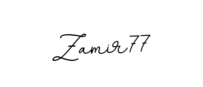 Zamir77 stylish signature style. Best Handwritten Sign (BallpointsItalic-DORy9) for my name. Handwritten Signature Collection Ideas for my name Zamir77. Zamir77 signature style 11 images and pictures png