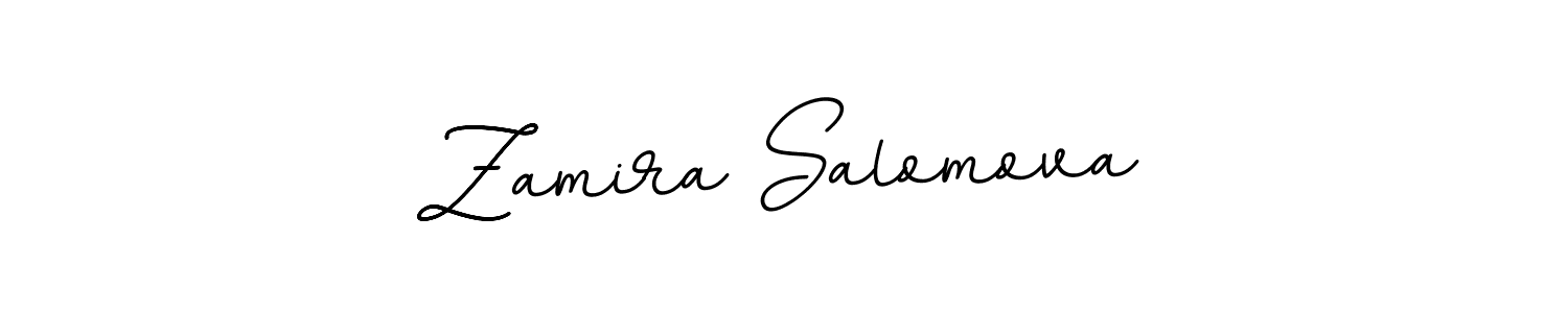 Make a beautiful signature design for name Zamira Salomova. Use this online signature maker to create a handwritten signature for free. Zamira Salomova signature style 11 images and pictures png