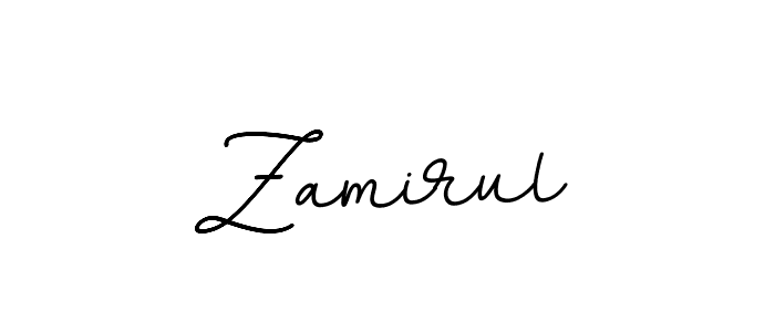 Make a beautiful signature design for name Zamirul. With this signature (BallpointsItalic-DORy9) style, you can create a handwritten signature for free. Zamirul signature style 11 images and pictures png